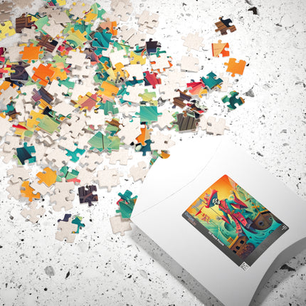 Skeleton Crew of the Misty Seas Puzzle (110, 252, 520, 1014-piece)