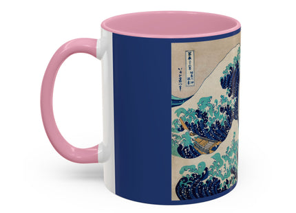 The Great Wave off Kanagawa by Katsushika Hokusai Colorful Mugs (11oz, 15oz)