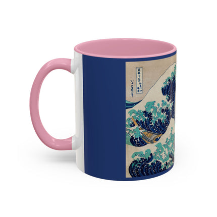 The Great Wave off Kanagawa by Katsushika Hokusai Colorful Mugs (11oz, 15oz)