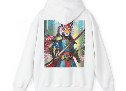 Cyberpunk Samurai Tiger – Heavy Blend™ Hooded Sweatshirt
