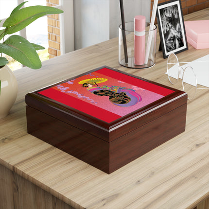 Enchanting Geisha Jewelry Box