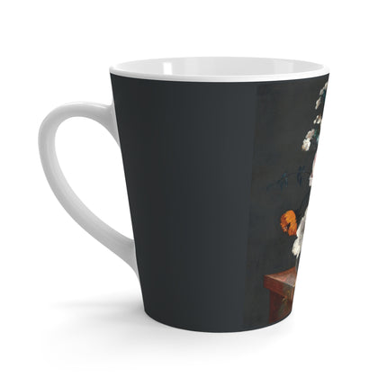 Floral Still Life by Johann Baptist Drechsler Latte Mug