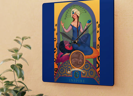 December & Tanzanite Zodiac Acrylic Wall Clock