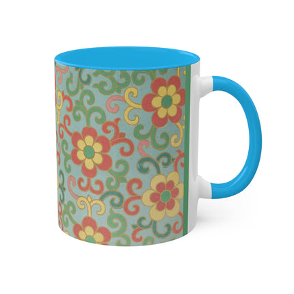 Examples of Chinese Ornament, Pl.09 by Owen Jones Colorful Mugs, 11oz