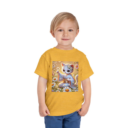 Daisy Chain Whimsy Toddler Short Sleeve Tee