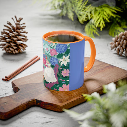 The Ladies Of The Blossoming Vanity Colorful Mugs – Art Deco Floral Elegance