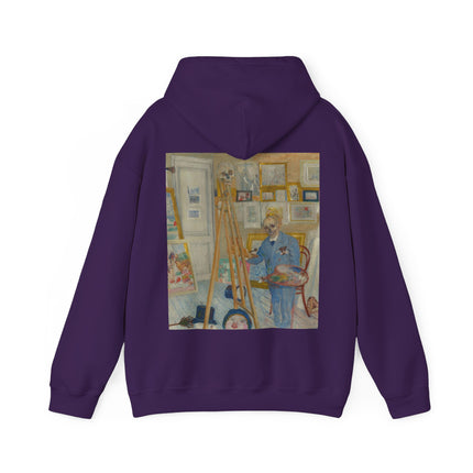 The Skeleton Painter by James Ensor Heavy Blend™ Hooded Sweatshirt