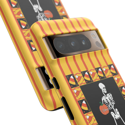 Candy Corn Skeleton Phone Cases