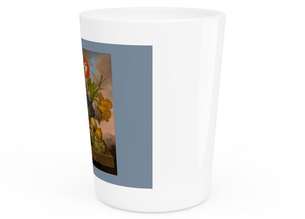 Floral Still Life by Franz Xaver Petter Ceramic Shot Glass