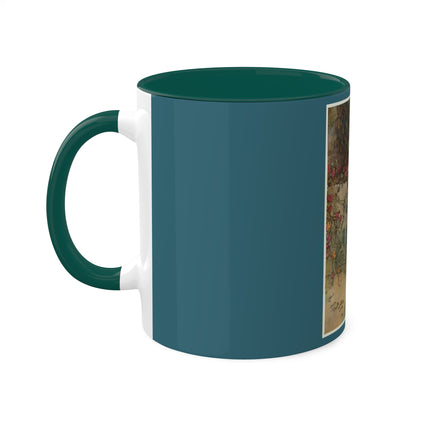 Preziosa in the Garden by Warwick Goble Colorful Mugs, 11oz