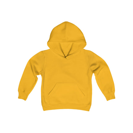 Baby Hawk Plays in Forest Youth Hooded Sweatshirt – Gentle Adventure in Nature