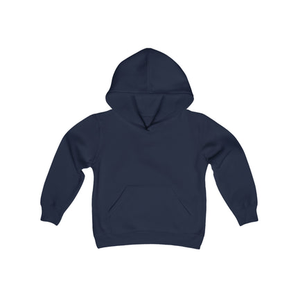 Baby Hawk Plays in Forest Youth Hooded Sweatshirt – Gentle Adventure in Nature