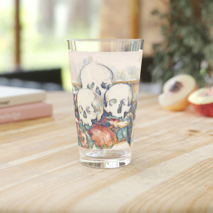 The Three Skulls by Paul Cézanne Glass, 16oz