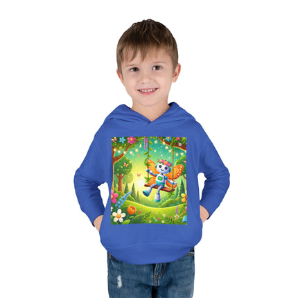 Robot Fairy Toddler Pullover Fleece Hoodie