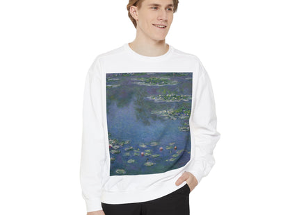Water Lilies by Claude Monet Unisex Garment-Dyed Sweatshirt