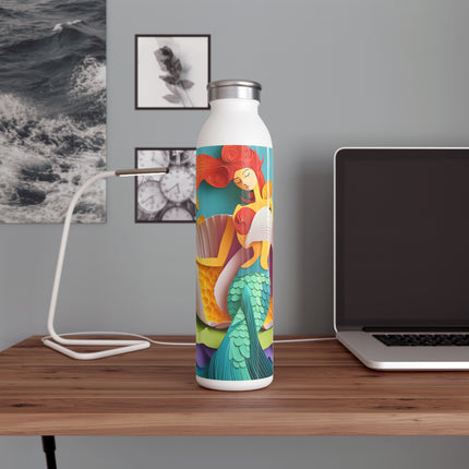 Charming Mermaid Slim Water Bottle