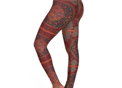 Arabesques by Émile Prisse d'Avennes High Waisted Yoga Leggings (AOP)