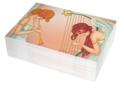 Heavenly Angel Duet Postcard Bundles (envelopes included)