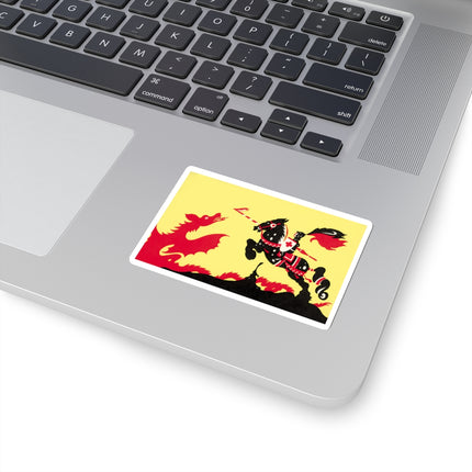 George and the Dragon Kiss-Cut Stickers (4 Sizes)