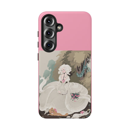 Rococo Garden Reader Phone Case – Whimsical Elegance & Timeless Charm