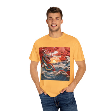 Emergence of the Dragon Unisex Garment-Dyed T-shirt