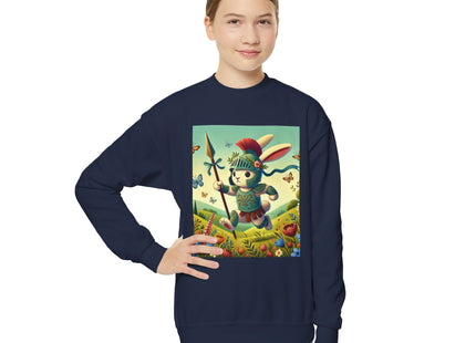 Rabbit Gladiator Youth Crewneck Sweatshirt
