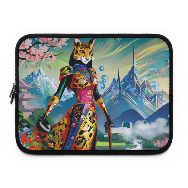 Cyber Cat Glamour Laptop Sleeve