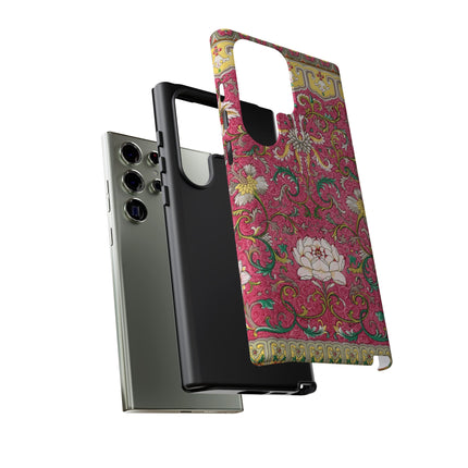Pink Floral Pattern by Owen Jones Phone Cases