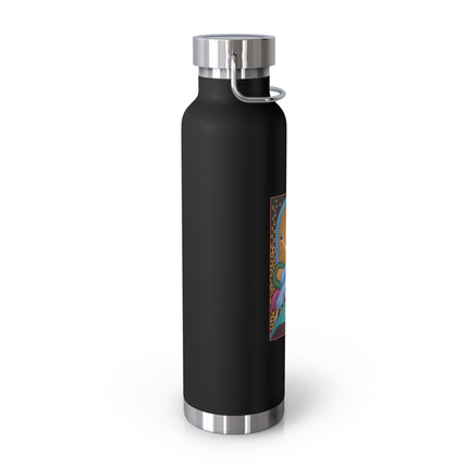 September & Sapphire (from the Gem Series) by Sofia Chiostri Copper Vacuum Insulated Bottle, 22oz