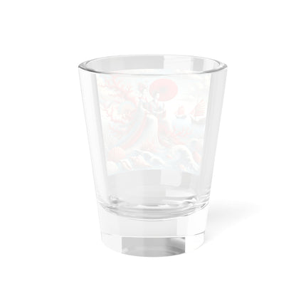 Ladies by the Quiet Sea Shot Glass – Elegant Coastal Fantasy