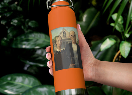 American Gothic by Grant Wood Copper Vacuum Insulated Bottle, 22oz