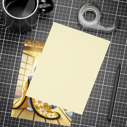 Playful Kitten in the Tea Room Postcard Bundles (envelopes included) - Bundles of 10, 30, 50 Pieces