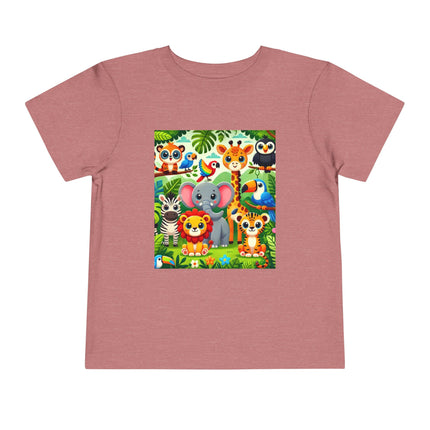 Jungle Friends Parade Toddler Short Sleeve Tee