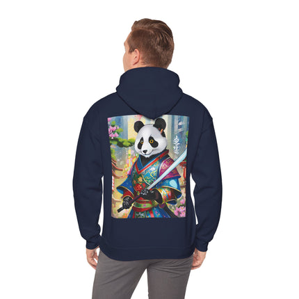Cyberpunk Samurai Panda – Heavy Blend™ Hooded Sweatshirt