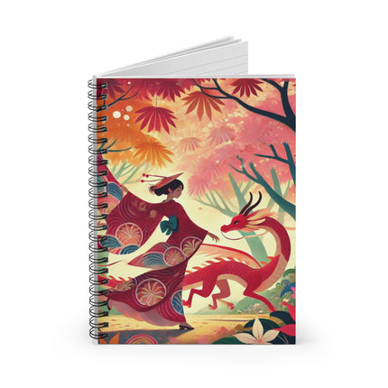 The Dragon Fairy’s Dance Spiral Notebook - Ruled Line