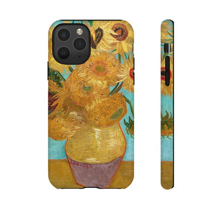 Vase with Twelve Sunflowers by Vincent Van Gogh Phone Cases