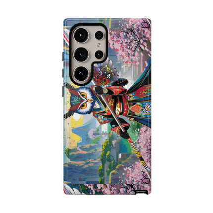 Cyberpunk Samurai Owl Phone Cases