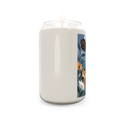 🌸🪴 The Grand Flower Gardener Scented Soy Candle – Art Deco Floral Whimsy