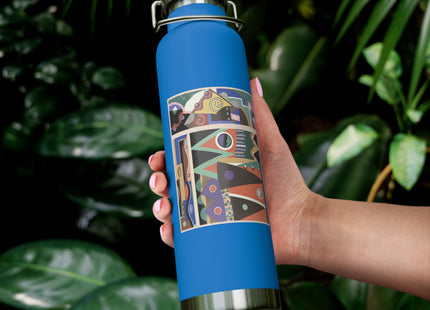Collection decors et couleurs Pl.03 by Georges Valmiers Copper Vacuum Insulated Bottle, 22oz