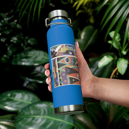 Collection decors et couleurs Pl.03 by Georges Valmiers Copper Vacuum Insulated Bottle, 22oz