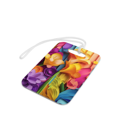 The Graceful Freesia Luggage Tags