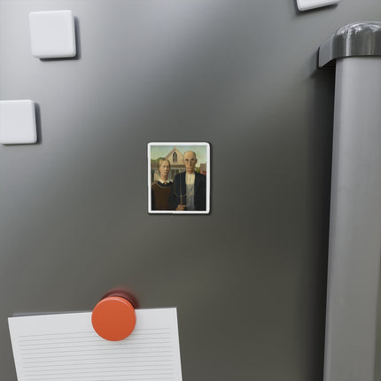 American Gothic by Grant Wood Die-Cut Magnets (5 Sizes)