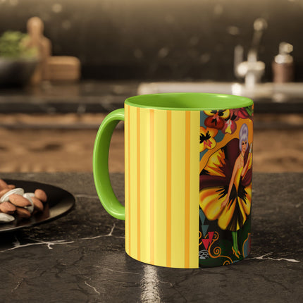 Enchanted Pansy Elegance Colorful Mugs (11oz, 15oz)