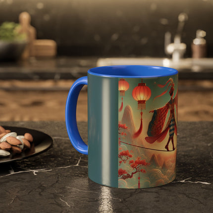 The Lantern Walker Colorful Mugs (11oz, 15oz)