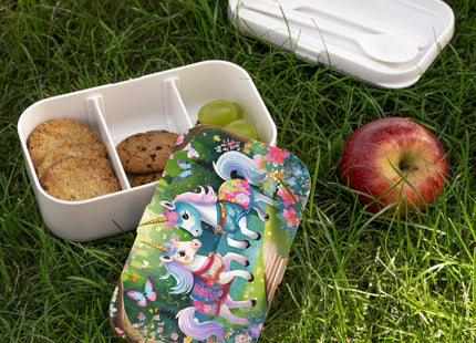 Baby Unicorns and Fluttering Butterflies Bento Lunch Box