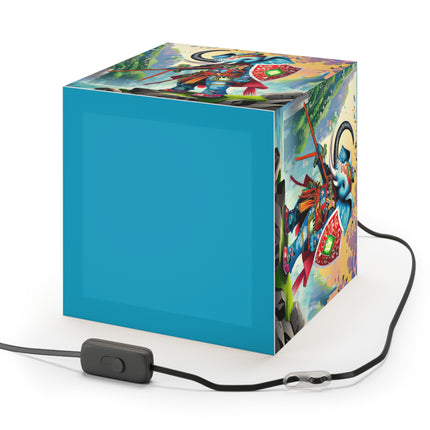 Cyberpunk Elephant Light Cube Lamp