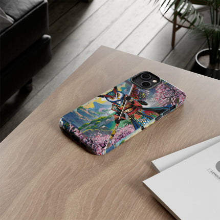 Cyberpunk Samurai Owl Phone Cases