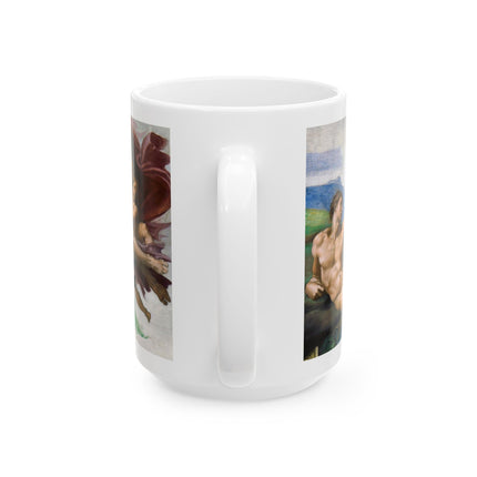 The Creation of Adam by Michelangelo Buonarroti Ceramic Mug (11oz, 15oz)