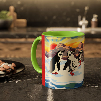 Snowball Shenanigans Colorful Mugs (11oz, 15oz)