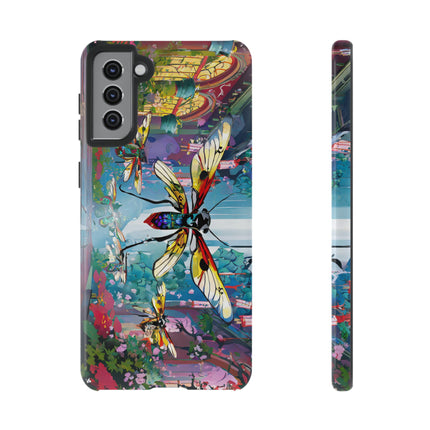 Neon Swarm Phone Cases